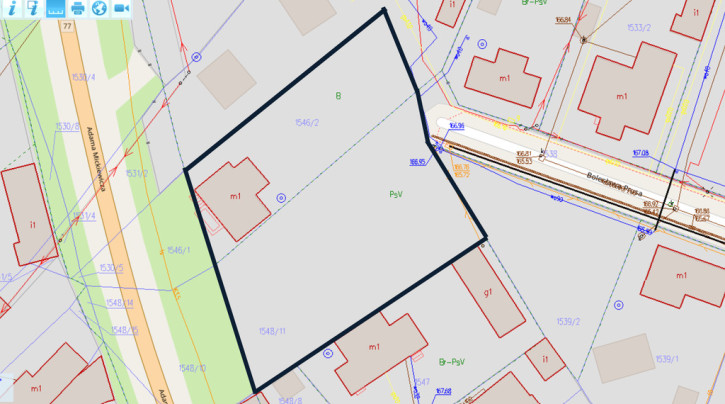 Działka Sprzedaż Rudnik Nad Sanem Bolesława Prusa 1